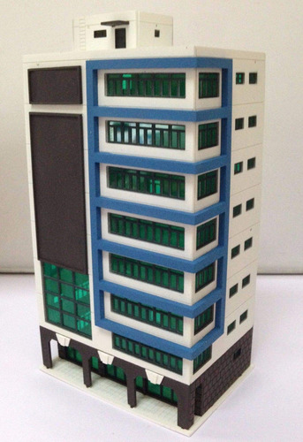 Outland Models Railway Moderno Edificio Ciudad Estilo Alto N