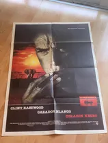 Comprar Afiche De Cine Pelicula Clint Eastwood Cazador Blanco....
