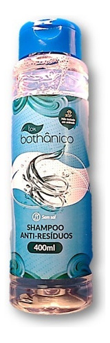  Shampoo Tok Bothânico Anti_resíduos Sem Sal 400ml Transpar