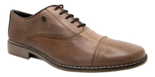 Zapato Hombre Casual Piel Café Verdetabaco - Manolo 443