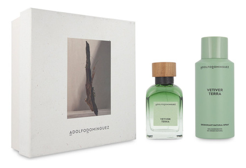 Set Adolfo Domínguez Vetiver Terra 2pzs - Caballero
