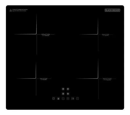Cooktop De Indução Black Decker 4 Bocas E Função Power Booster