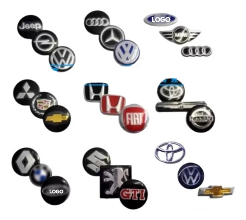 Emblema Para Llaves Ford,vw,nissan,chevrolet,audi,mini,honda
