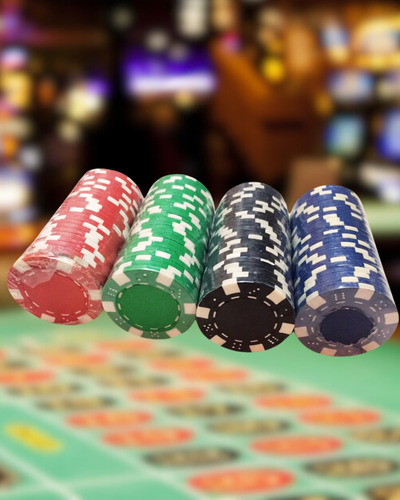 Fichas De Poker Calidad Casino Pesadas 100 Fichas