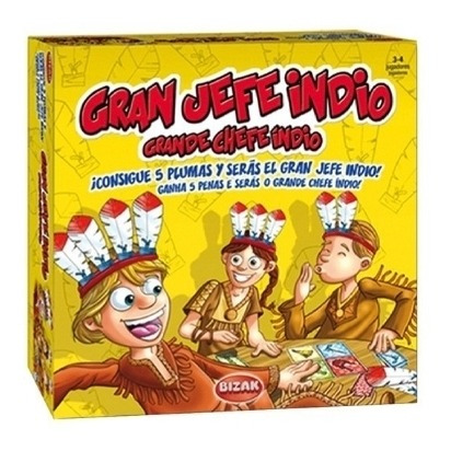 Boing Games Juego De Mesa Gran Jefe Indio