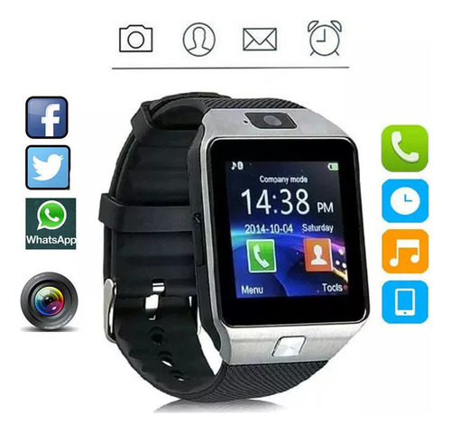 Aplicable A Reloj Inteligente Dz09 Celular Con Chip Y Cámara