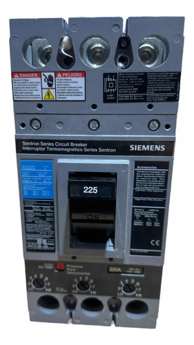 Siemens Fxd63b225 Interruptor Termomagnetico 3 Polos 225 Amp