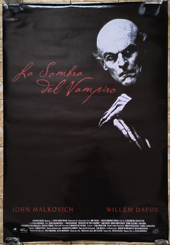 Póster Original Cine La Sombra Del Vampiro 