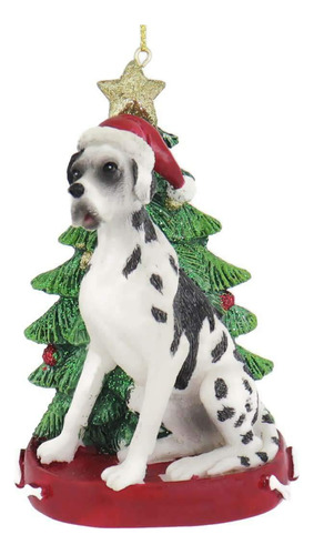 Kurt S. Adler Gran Perro Dans Con Sombrero De Pap Noel Con A