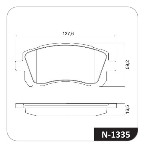 Juego Pastillas Freno X 4 Para Subaru Legacy 94/02