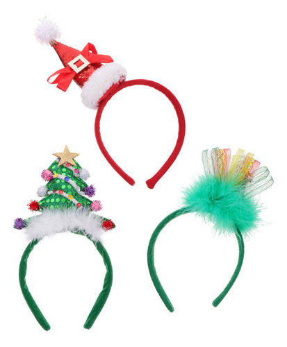 Diadema Navideña Para Niños Con Sombrero De Papá Noel, B [u]