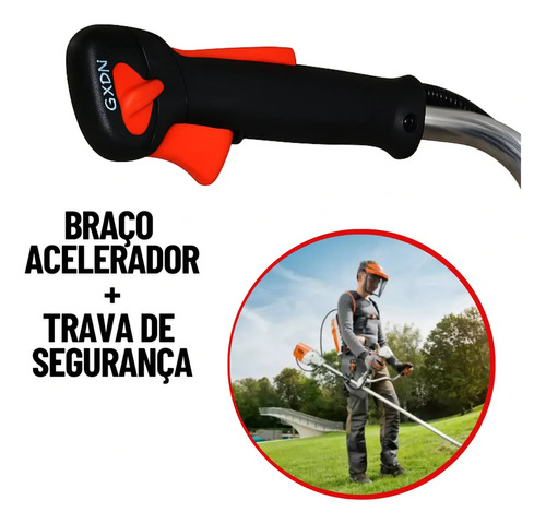 Roçadeira Nakasaki Profissional 4x1 Gasolina 75cc 3.5 Hp