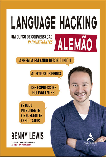 Language hacking - Alemão: Um curso de conversação para iniciantes, de Lewis, Benny. Starling Alta Editora E Consultoria  Eireli, capa mole em português, 2022