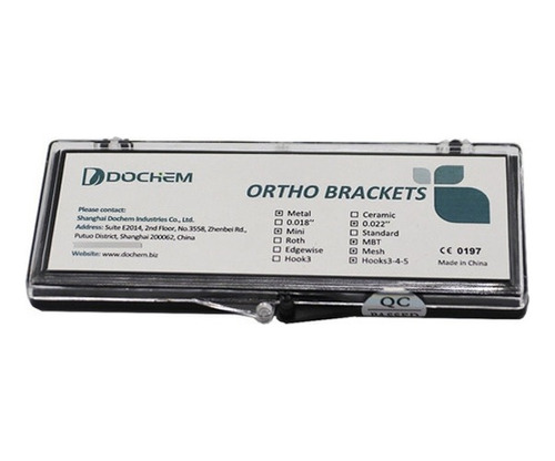 10 Casos X20 Brackets Ortodoncia Metálicos Roth 0.22  Dochem