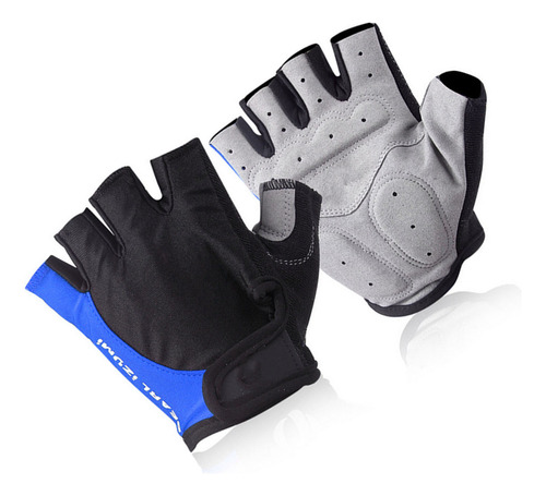 1 Par De Guantes De Ciclismo De Medio Dedo, Transpirables, Q