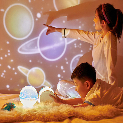 Hjq Projetor Smart Globe De 14 Cm, 6 Mapas, 3 Luzes,