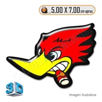 Comprar Calcomanias 3d Con Relieve, Resina Importada Pajaro Loco