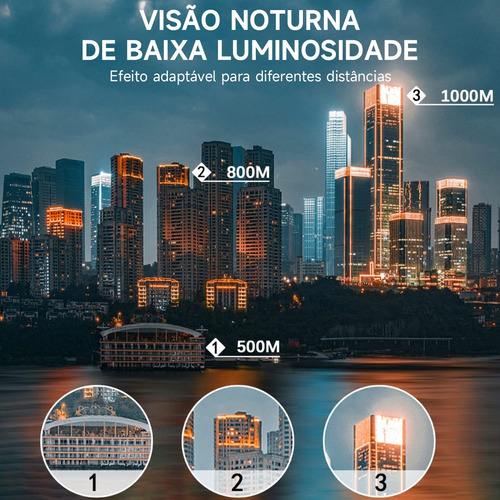 Monóculo Para Celular C/tripé Zoom Alcance 9km