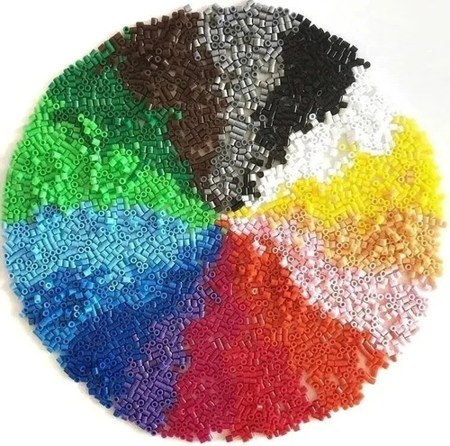 500 Canutillos Hama Beads Color A Elección Midi