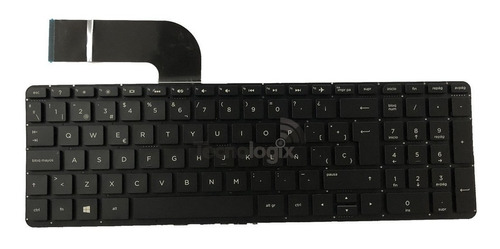 Teclado Hp 17-f 15-p 15-p201la 15-p203la 15-p205la Lum Esp Color Negro