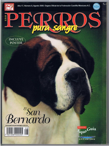 Revista Perros Pura Sangre San Bernardo Agosto 2000