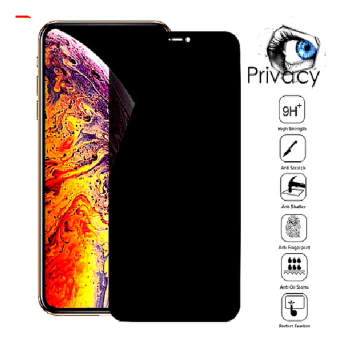 Kit 2 Películas 3d Vidro Privacidade iPhone Todos Os Modelos