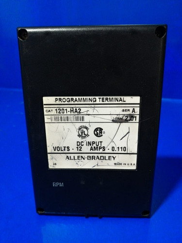 1201-ha2 Terminal Programador / Controlador Allen Bradley (Usado)