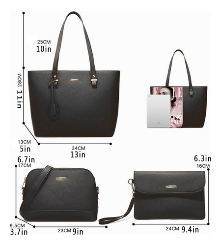 Bolso De Mujer, Juego De 4 Bandoleras