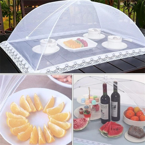 C Carpa De Cubierta De Alimentos De Malla Plegable Y