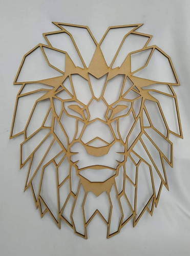 Imagen 2 de 10 de Animales Geométricos 50 Cm Mdf De 2.5mm