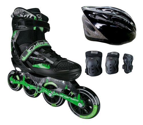 Combo Patines Canariam Semiprofesional + Protección + Casco