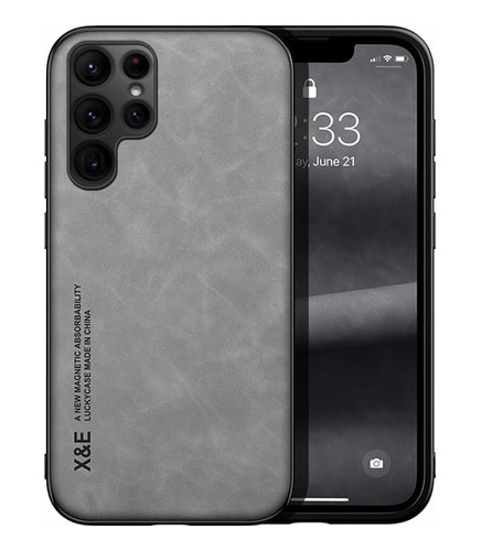 Funda De Piel De Lujo Gamuza Para Huawei 