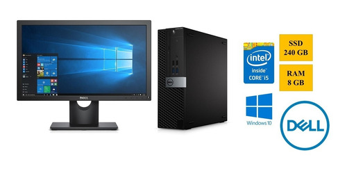 Cpu+ Monitor Dell Optiplex Core I5 Ssd 240gb 8gb