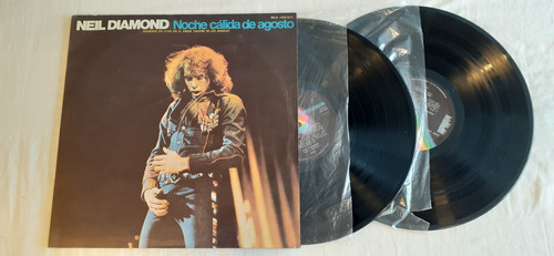 Neil Diamond Noche Calida De Agosto Doble Lp 1977  Vinilo Ex