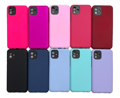 Funda Alto Impacto Rígida Para Samsung A04 + Film Hidrogel