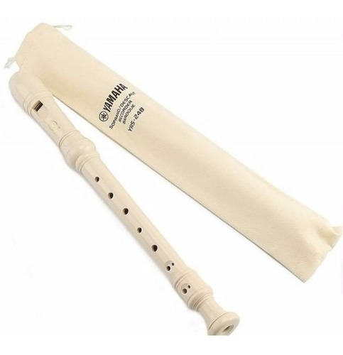 Flauta Doce Yamaha Soprano Barroca C Dó Yrs24b Yrs24 B Loja