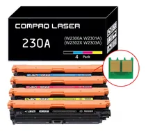 Comprar 4x Cartucho De Toner 230a W2300a Pro 4203dw 4303fdw Com Chip