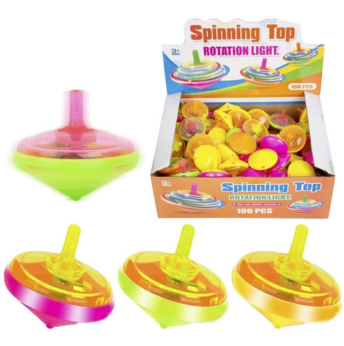 Proloso 100 Piezas De Luces Led Spinning Tops Spinner Con Gy