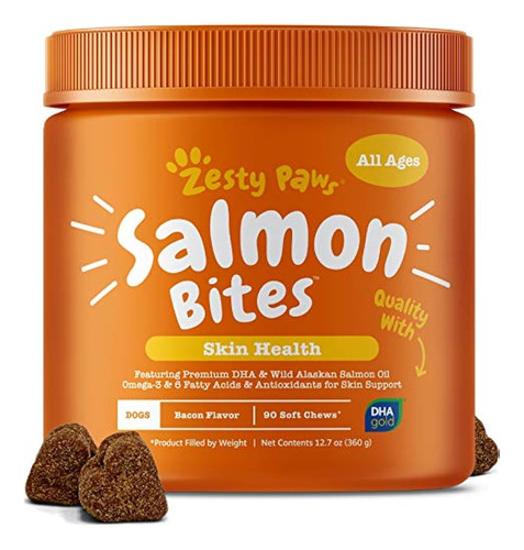 Aceite De Pescado De Salmón Omega 3 Para Perros - Con Aceite