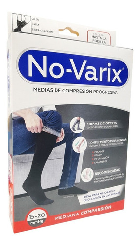 Calcetin Novarix Mediana Compresion 15-20mmhg