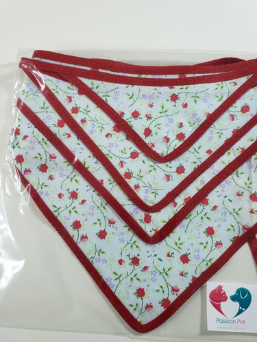 Pets Bandana Floral - 4 Unidades