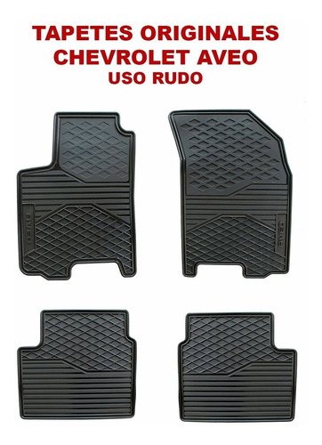 Tapetes Originales Chevrolet Aveo Uso Rudo Con Envio Gratis!