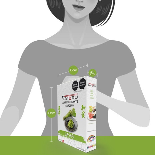 Imagen 2 de 9 de Wasabi, Condimento Picante Japonés 200g