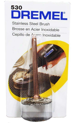 Escova De Aço Inox Circular 3/4 Pol. (19mm) - Dremel 530