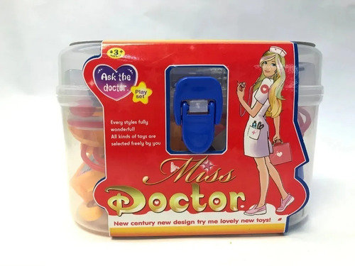 Kit Médico Lonchera Juguete Niño Y Niña