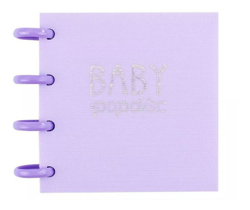 Caderno Baby Peq Pautado Lilás Marshmallow 90g/m2- Pop Disc