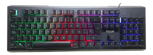 Teclado Y Mouse Noga Nkb-089 Rgb Negro