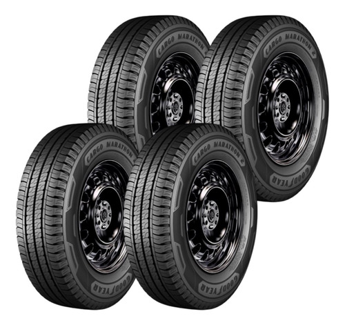 Paq X4 Llantas 195/75 R16 Goodyear Cargo Marathon 2 110/108r