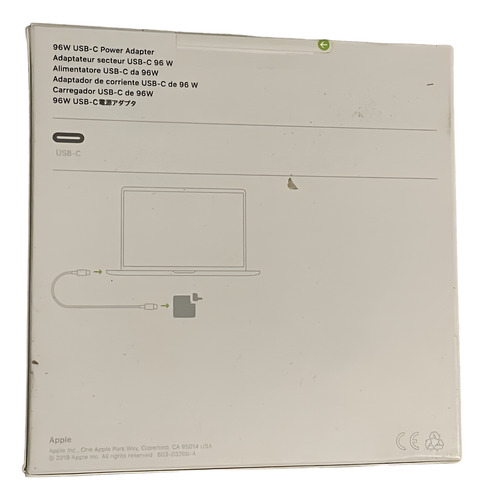 Adaptador De Corriente Usb-c De 96w Macbook Pro Nuevo