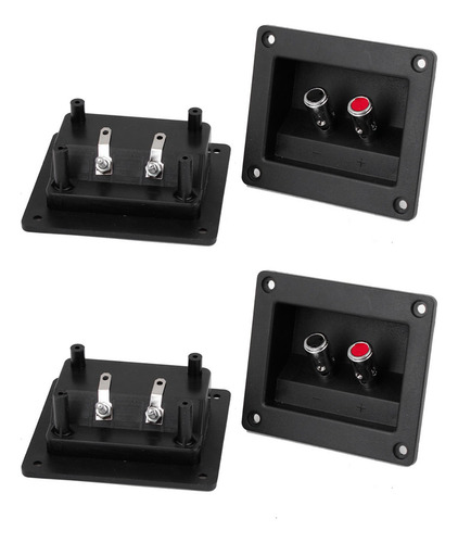 Caja De Altavoces Con Resorte De Empuje Y Terminal, 4 Unidad
